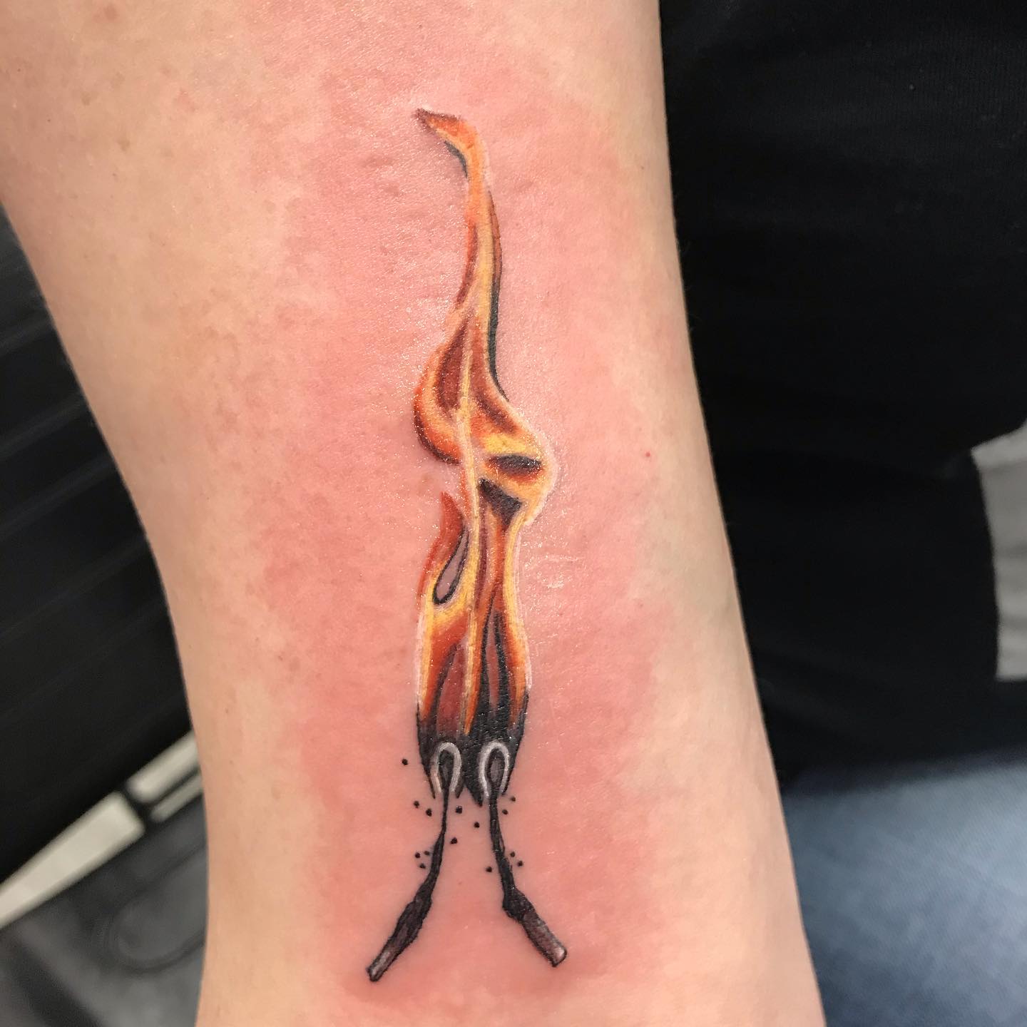 Matching Burnt Match Tattoo