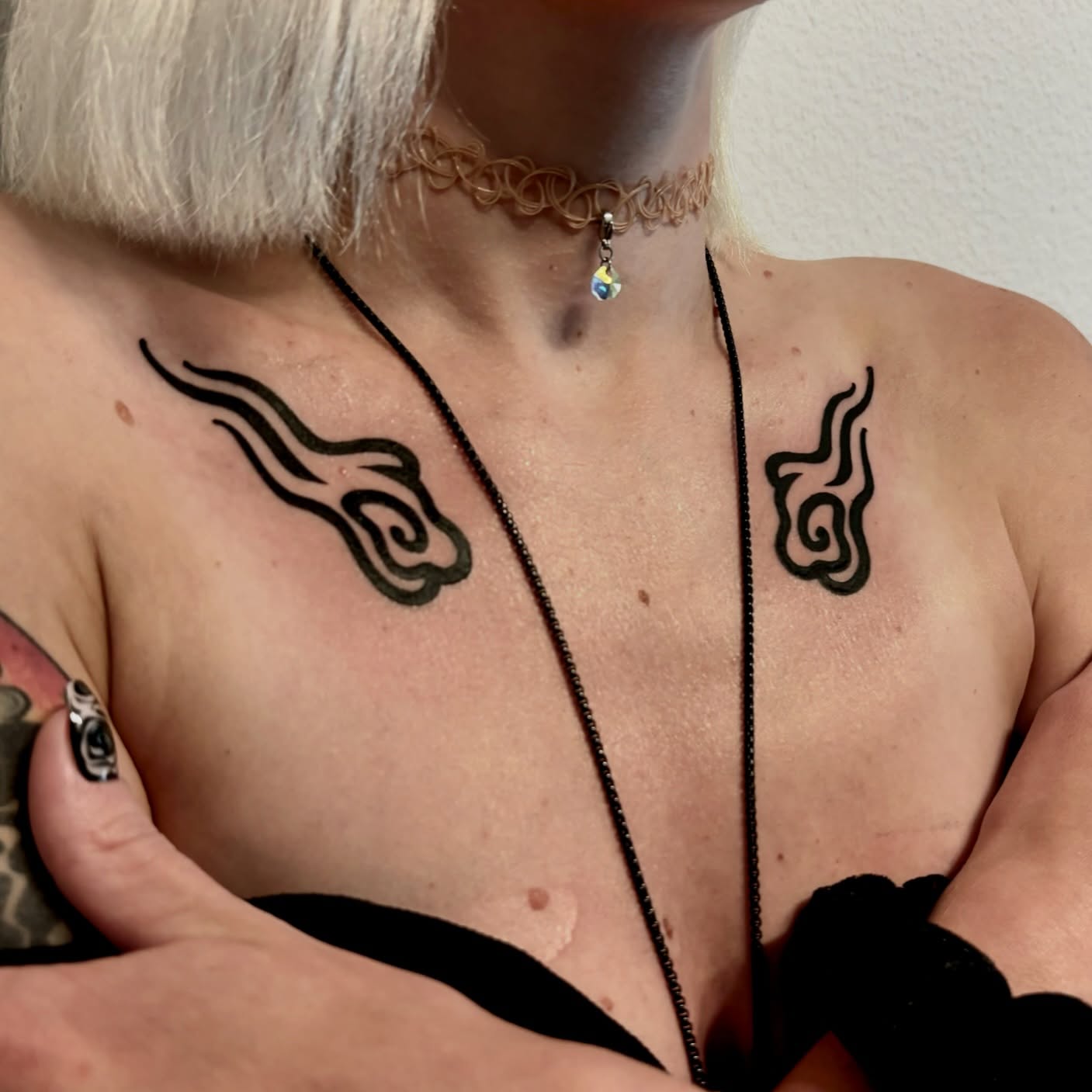 Matching Smoke And Matchstick Tattoo