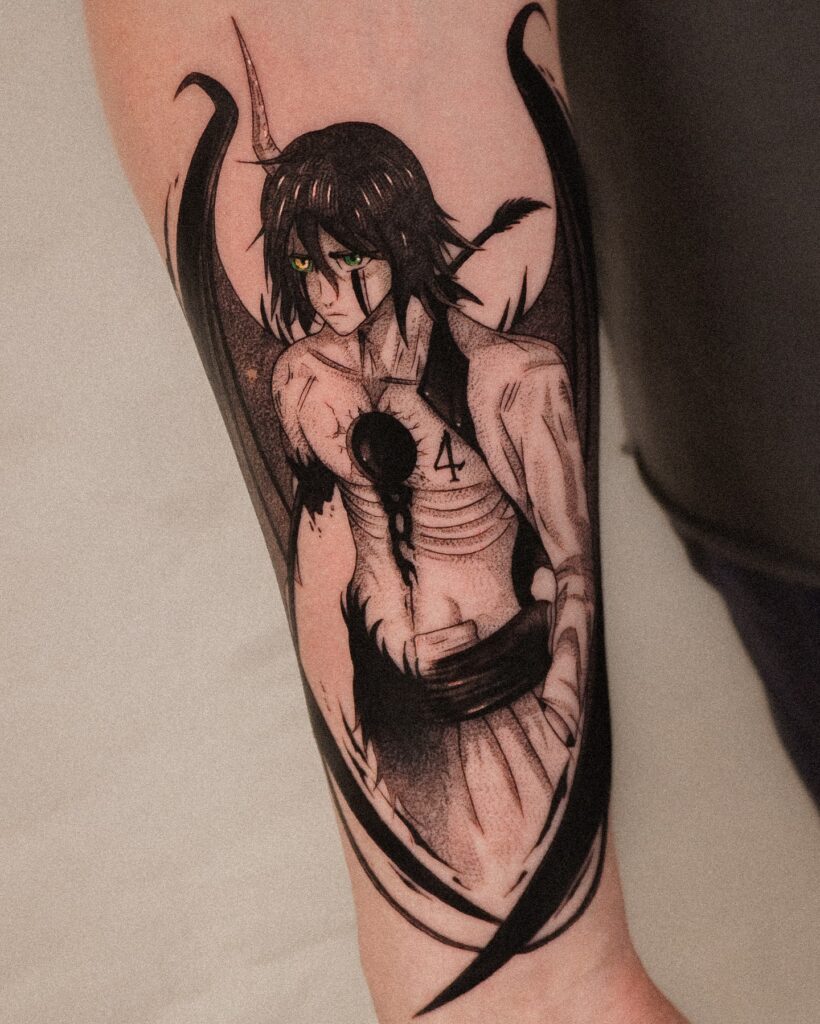 Naruto Full Sleeve Tattoo
