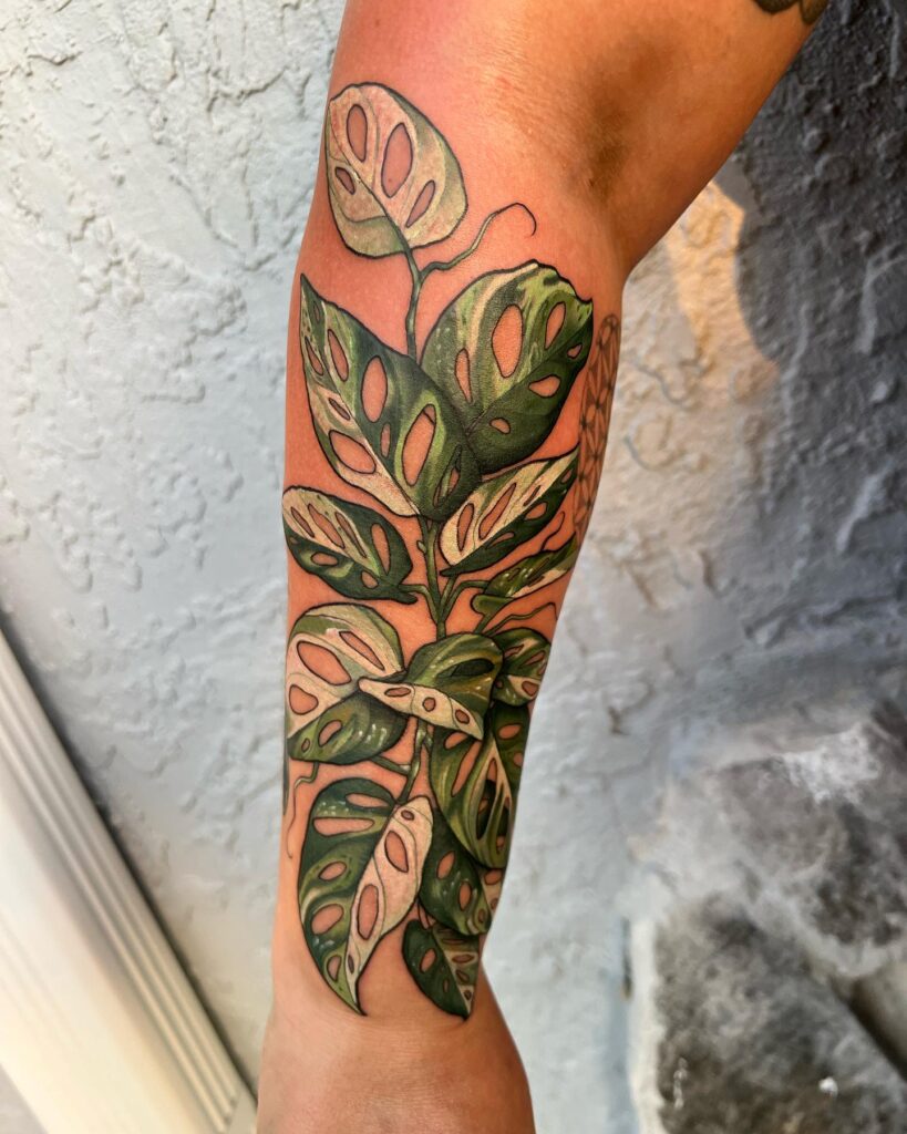 Sunflower-Eyed Demon Head Tattoo earthy tattoo ideas tattoo