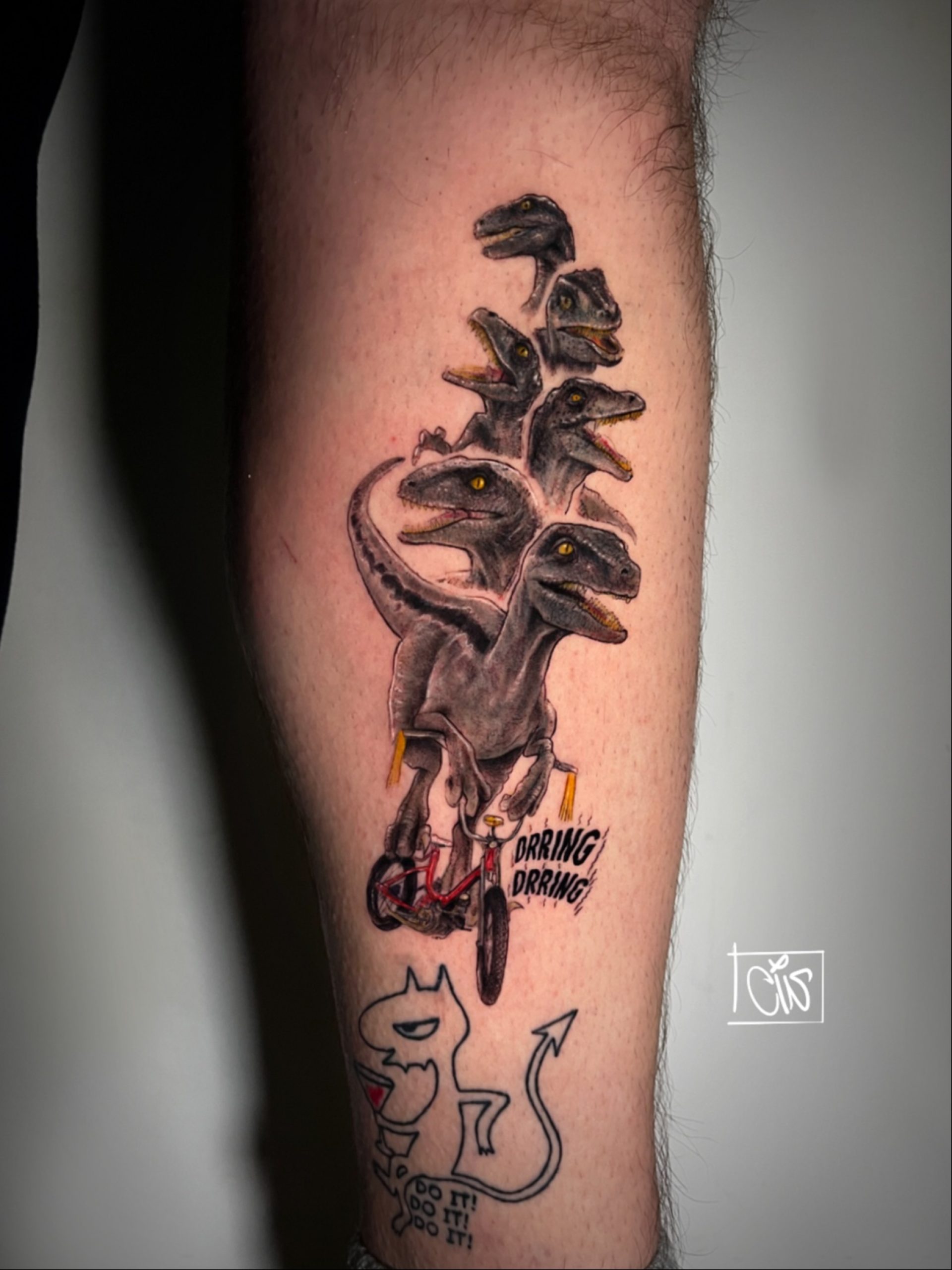 Eagle With Comical Rear Tattoo