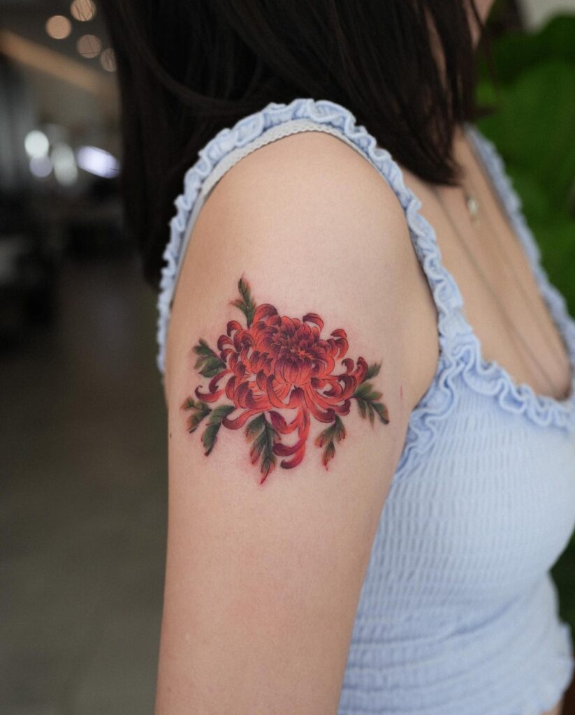 Haunting Silence Sugar Skull Tattoo