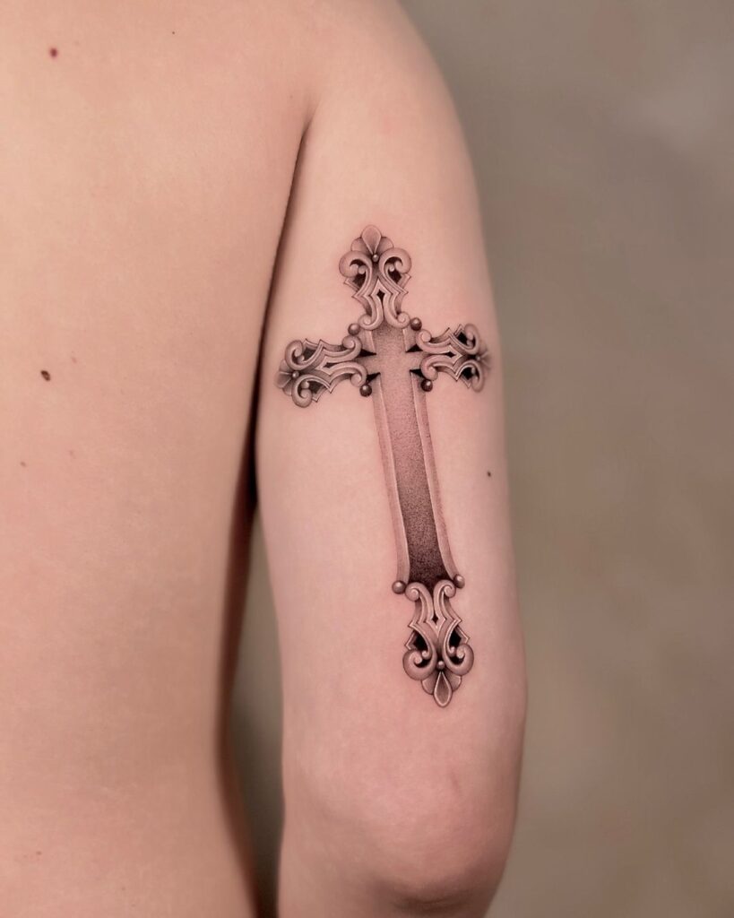 Victorian Cross cross tattoos for women tattoo