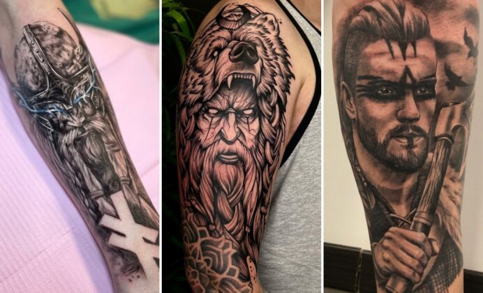 15+ Aesthetic Viking Warrior Tattoo Ideas Showcasing Viking Warrior Artistry