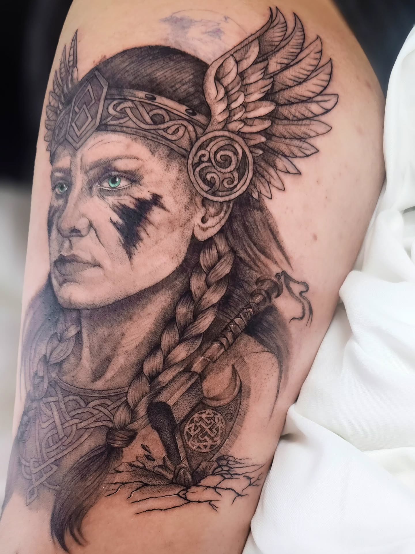 Viking Shieldmaiden Tattoo