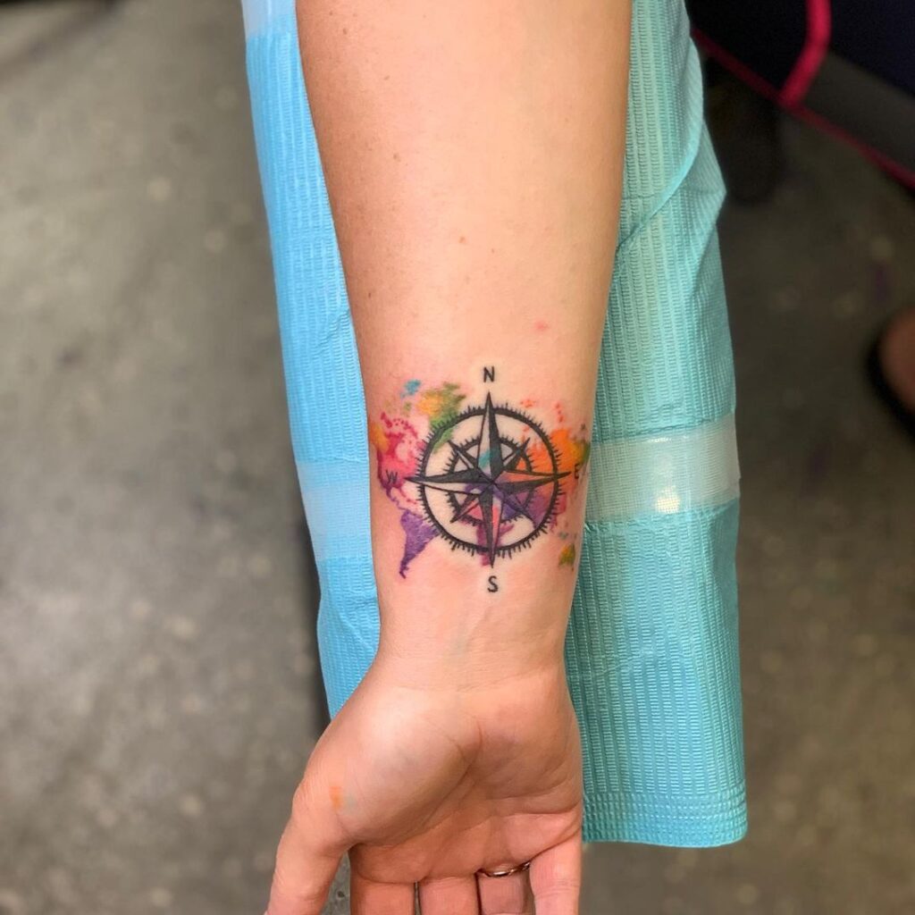Wanderlust Compass meaningful tattoos to check out tattoo