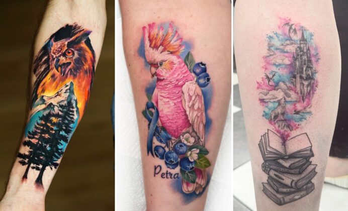 15+ Dreamy Watercolor Tattoo Ideas Blending Fluid Pigment and Painterly Grace