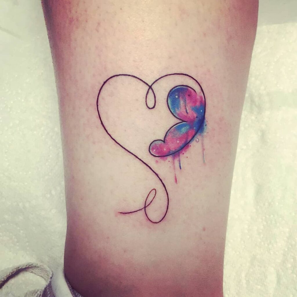 Angel Teddy Bear Miscarriage Tattoo