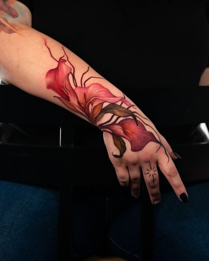 Traditional Croatian-Inspired Hand Tattoos