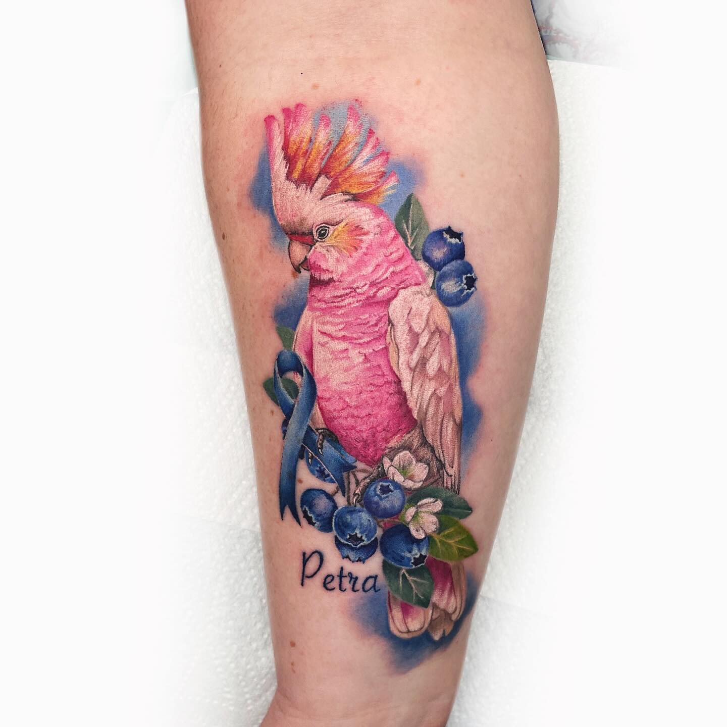 Watercolor Butterfly Flight Tattoo