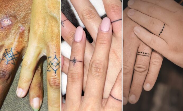 30+ Wedding Ring Tattoo Ideas for Couples Sealing Lifelong Devotion in Ink