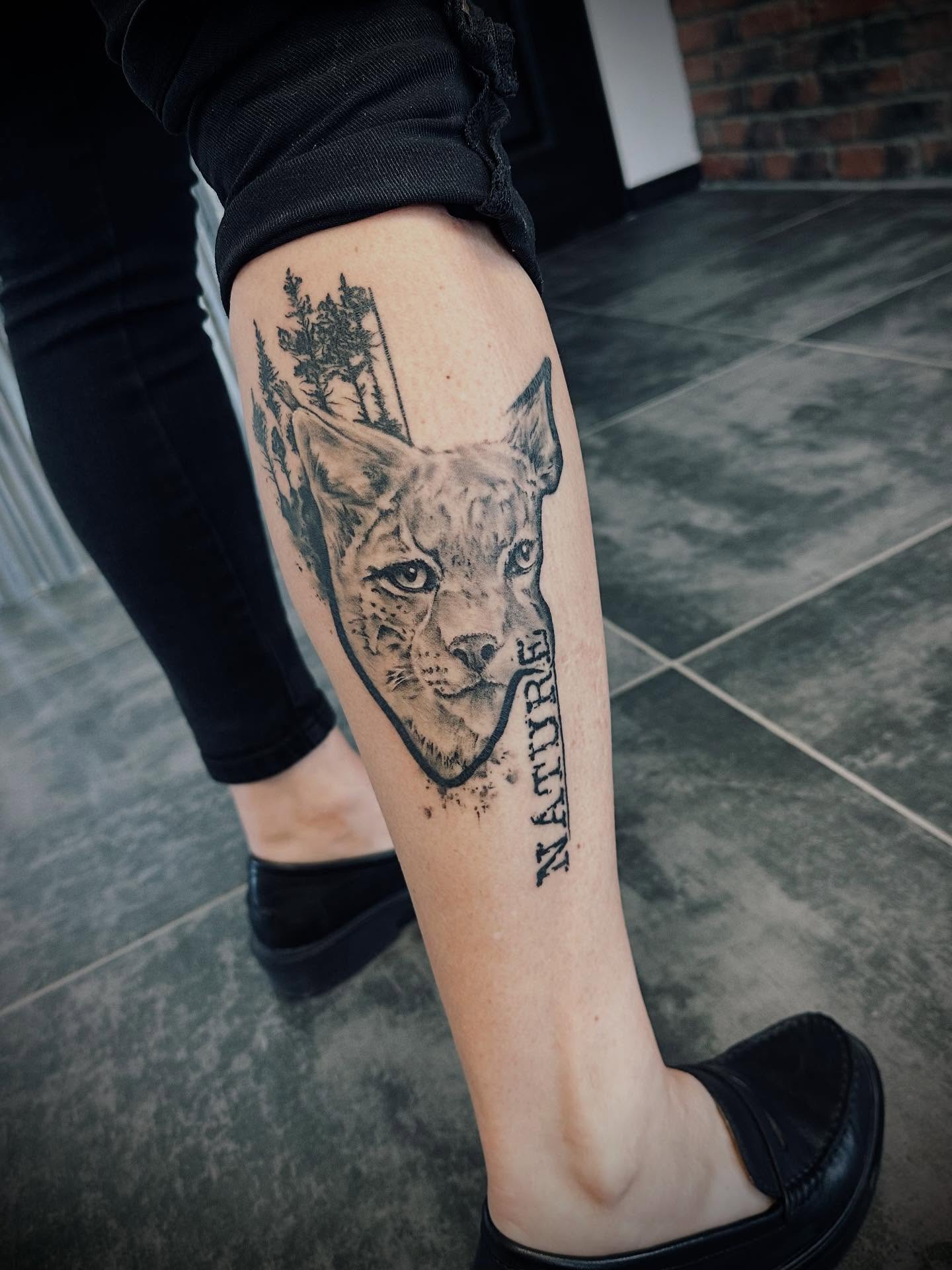 Lynx Nature Spirit Tattoo