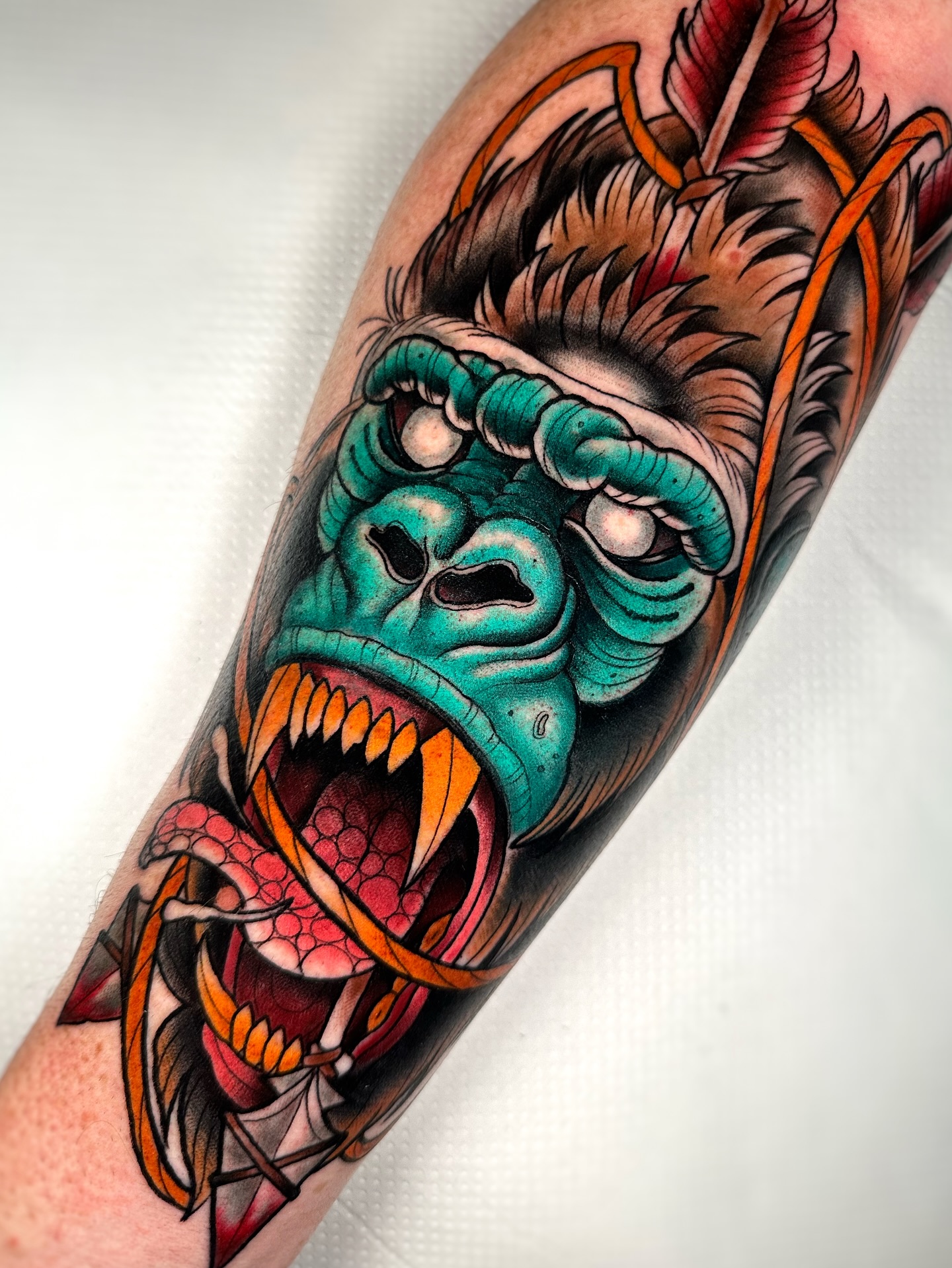 Tribal Gorilla Wilderkind Tattoo