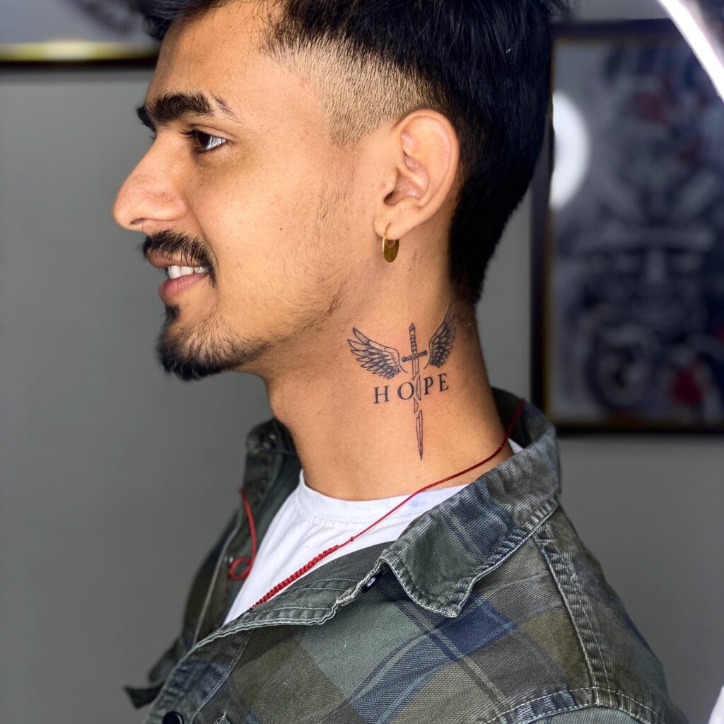Barbed Wire Choker Tattoo