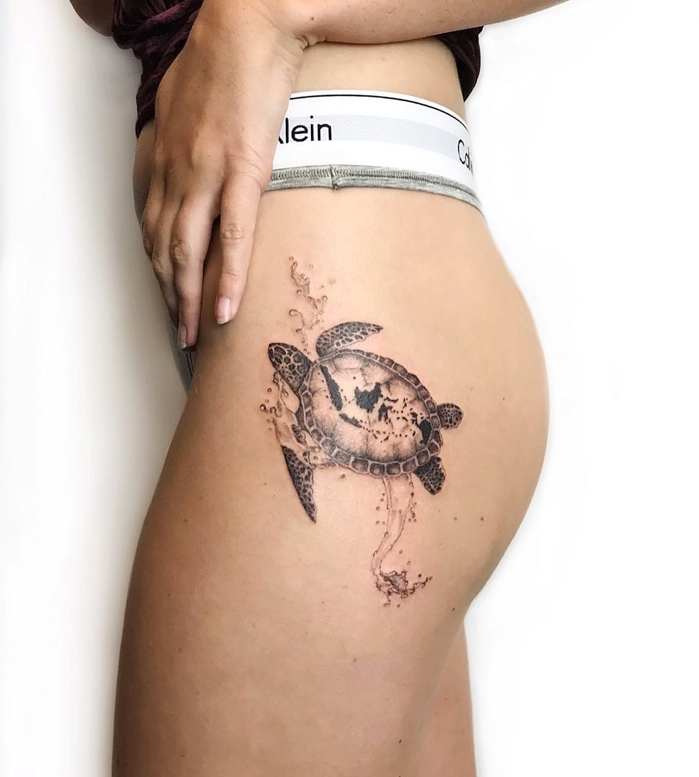 World Map Cartography Turtle Shell sea turtle tattoo