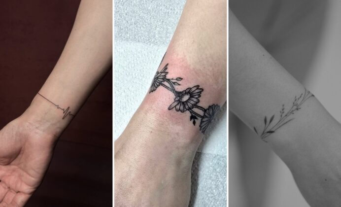 25+ Wrist Bracelet Tattoo Ideas Adorning Cuffs With Seamless Linework