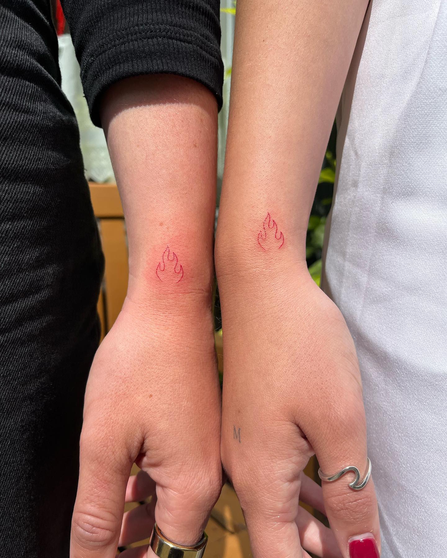 Twin Flame Cosmic Match Tattoo