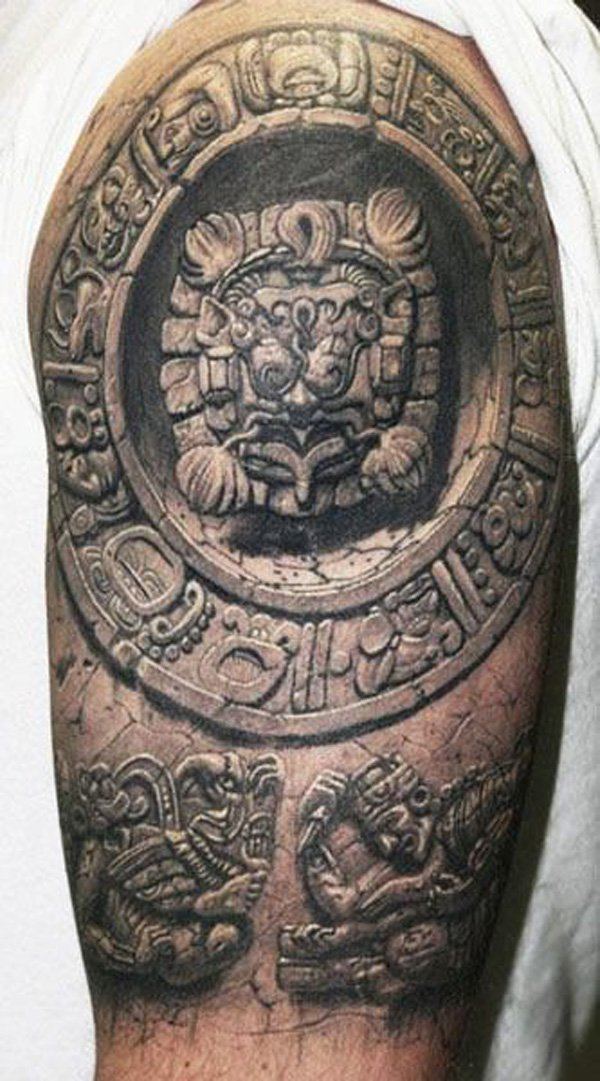 An old kingdom 3D tattoo on the hand Tattoo on skin