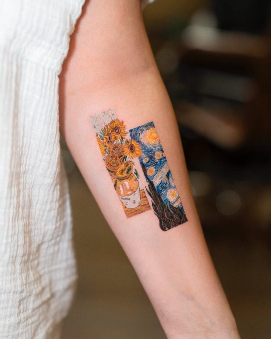 Art-inspired tattoos blend classic styles beautifully Tattoo on skin