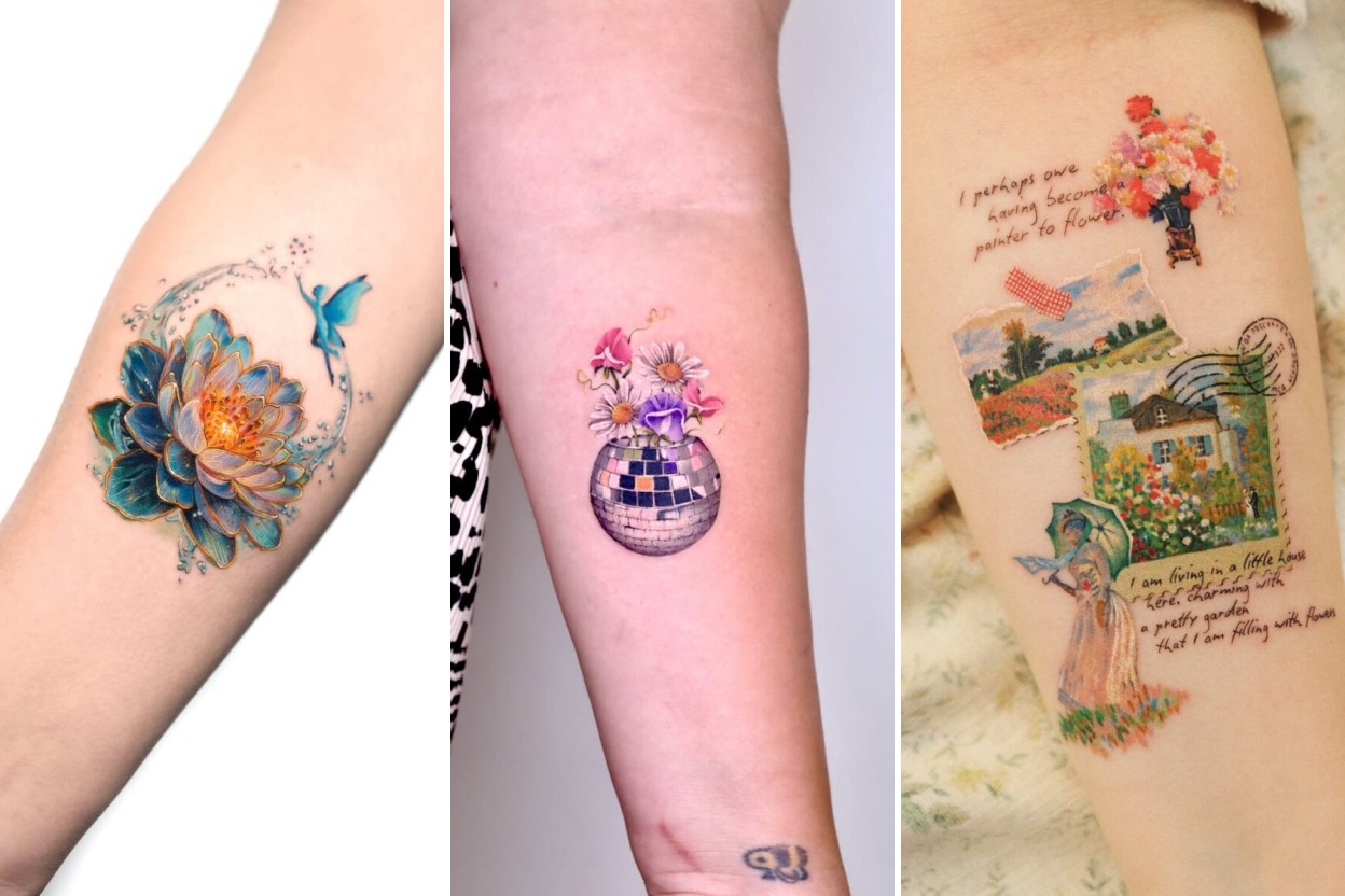35+ Aesthetic Tattoo Ideas Delivering Modern Minimalist Poetry Featured 3-Panel Lookbook Collage
