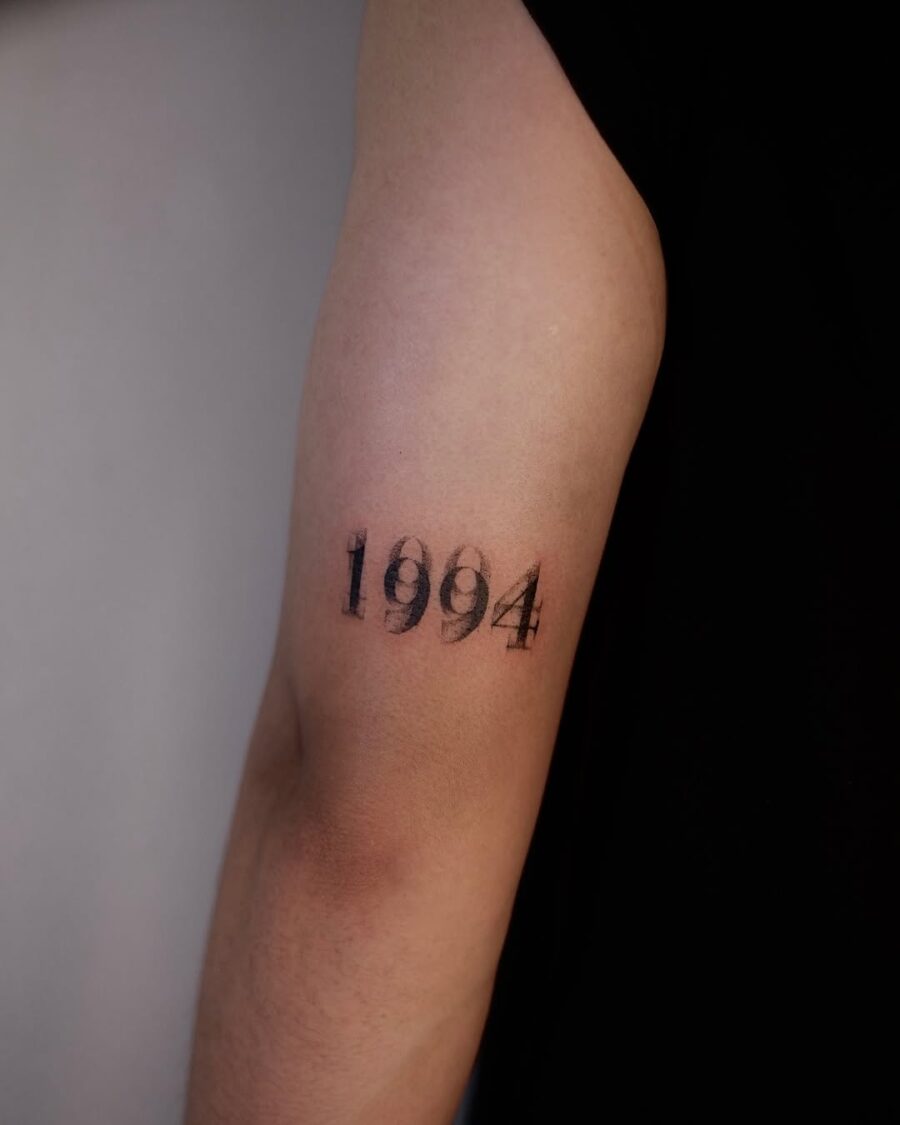 Minimalistic tattoo of the year 1994 aesthetic tattoos