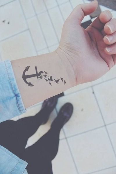 Fading Away Tattoo on skin