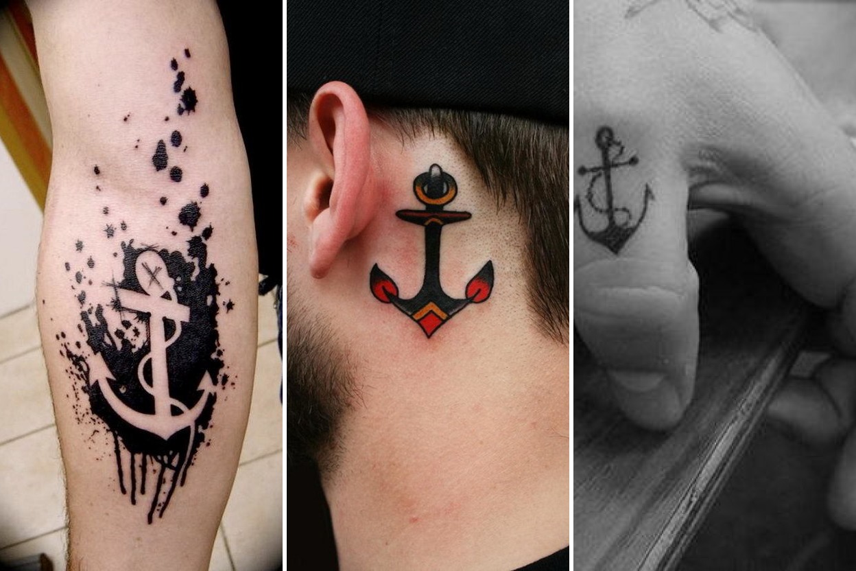 30+ Anchor Tattoos Grounded in Strength and Timeless Hope Featured 3-Panel Lookbook Collage