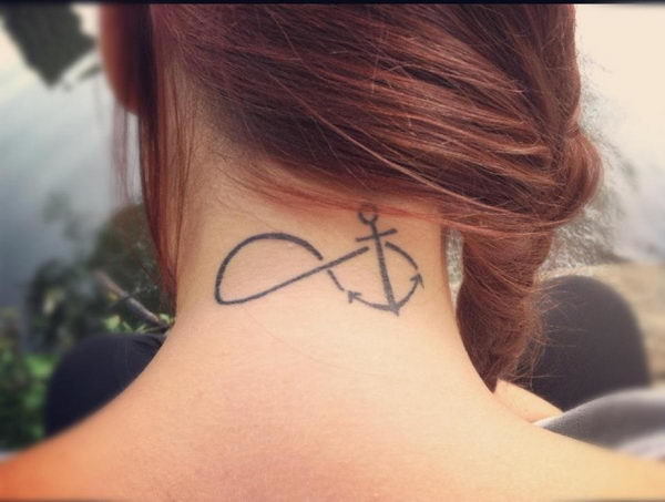 Infinity Symbol Tattoo on skin