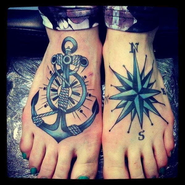 Smooth Sailing Tattoo on skin