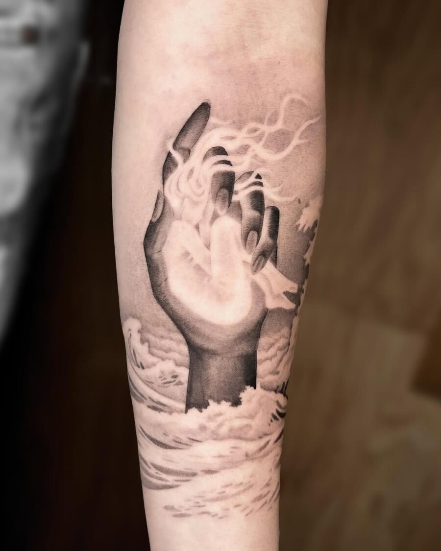 A Spiritual Tattoo Expression Tattoo on skin