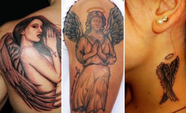 32+ Angel Tattoo Ideas Radiating Divine Grace and Holy Protection