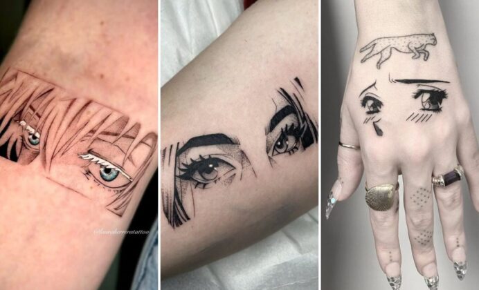 35+ Anime Eyes Tattoo Ideas Capturing Expressive Manga Emotion