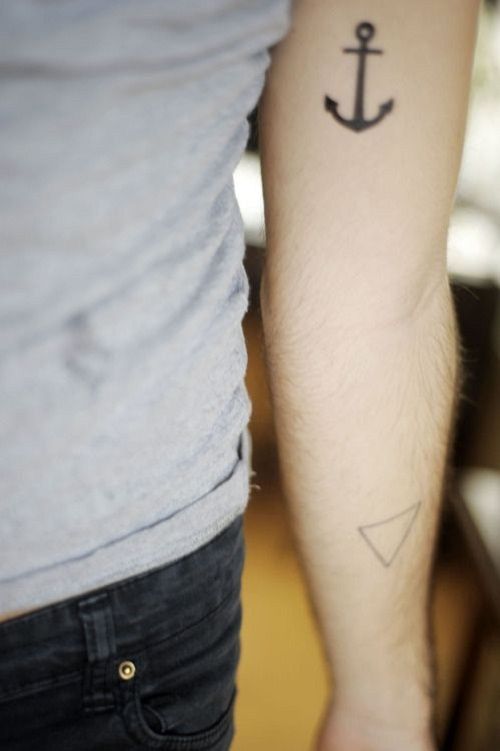 Feminine Triangle Arm Tattoo Ideas Tattoo on skin