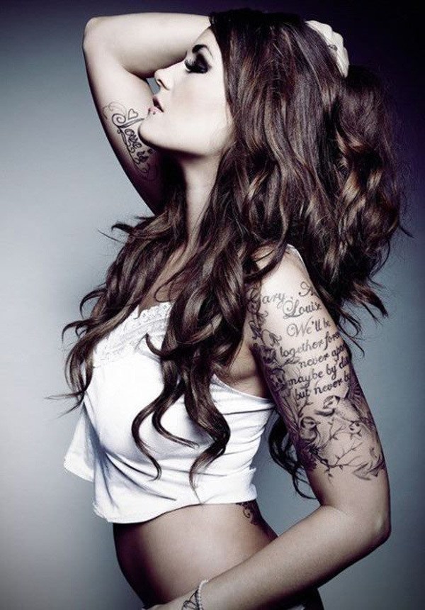 INCREDIBLE ARM TATTOO FOR WOMEN Tattoo on skin