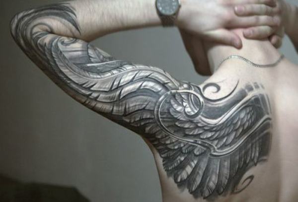 STUNNING FEATHER Arm Tattoo DESIGN FOR MEN Tattoo on skin