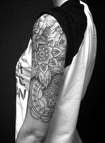 UNIQUE UPPER ARM TATTO DESIGN FOR CREATIVE PEOPLE Tattoo on skin