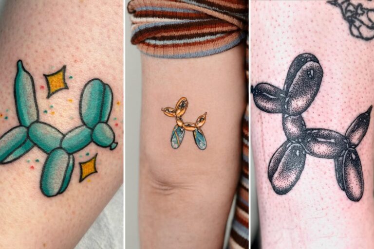 35+ Balloon Dog Tattoo Ideas Inflating Playful Pop Culture Artistry Featured 3-Panel Lookbook Collage