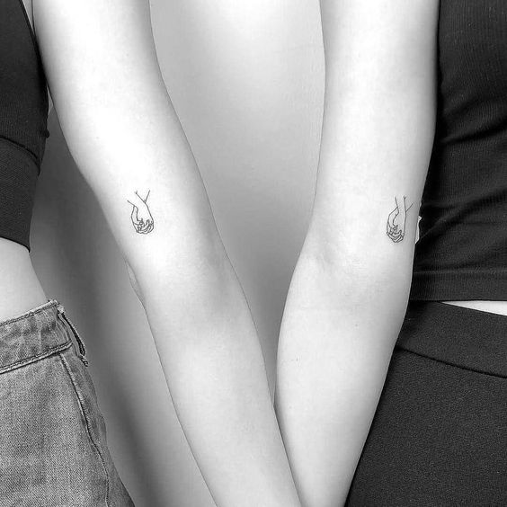 I'll Never Let You Go Tattoo on skin