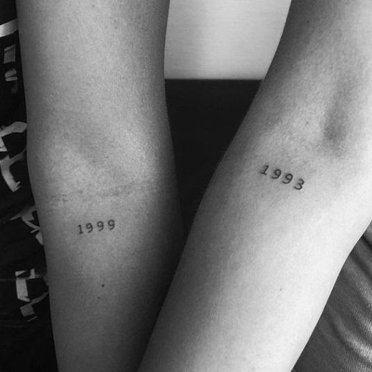 Simple Numbers with Surprising Significance Friendship Tattoos Tattoo on skin