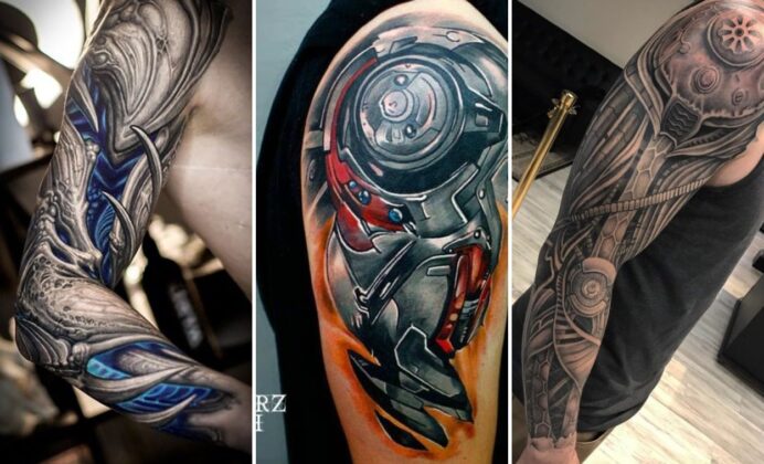 30+ Biomechanical Tattoo Ideas Merging Organic Flesh With Cybernetic Power