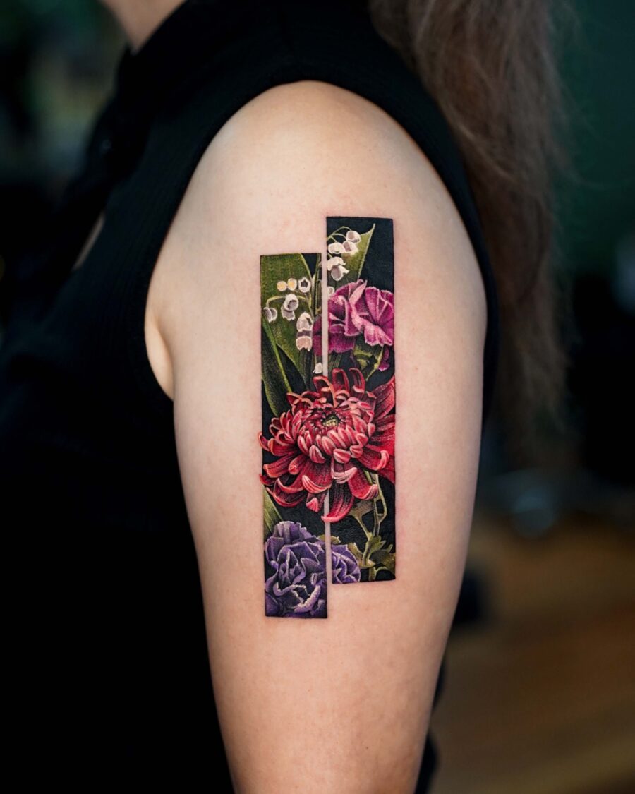 Elegant floral tattoos that embody natural beauty Tattoo on skin