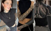 35+ Black Sleeve Tattoo Ideas Flowing With Intricate Monochromatic Power