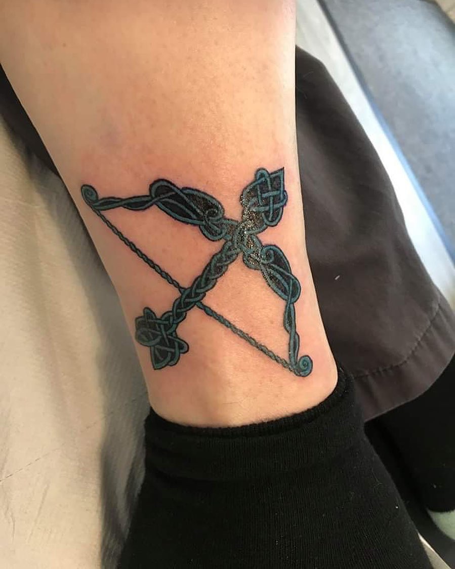Ancient Irish Celtic Tattoo Power in Ink Arrow Tattoo Tattoo on skin