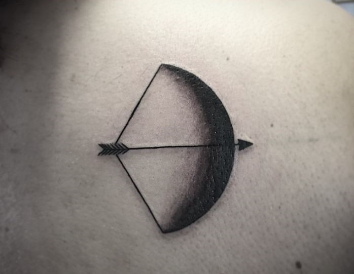 Dark Side of the Moon Arrow Tattoo Tattoo on skin