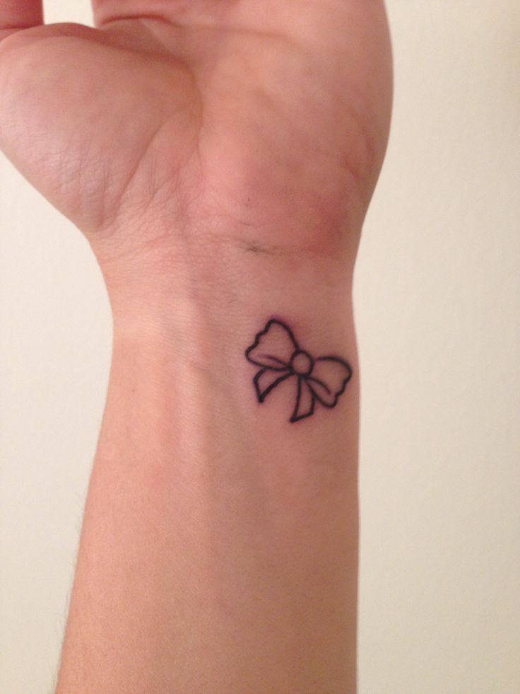 Bow bracelet tattoos Tattoo on skin