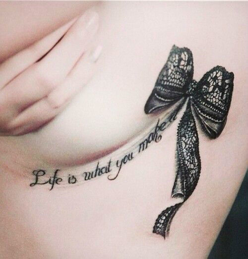 Small bow tattoo ideas Tattoo on skin