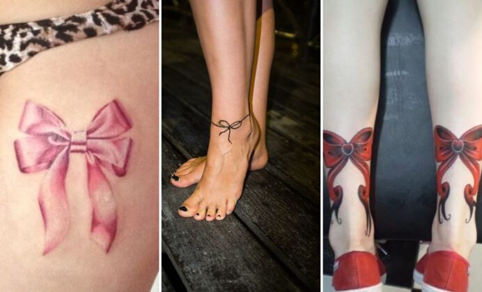 20+ Delicate Bow Tattoo Ideas Flowing With Feminine Grace
