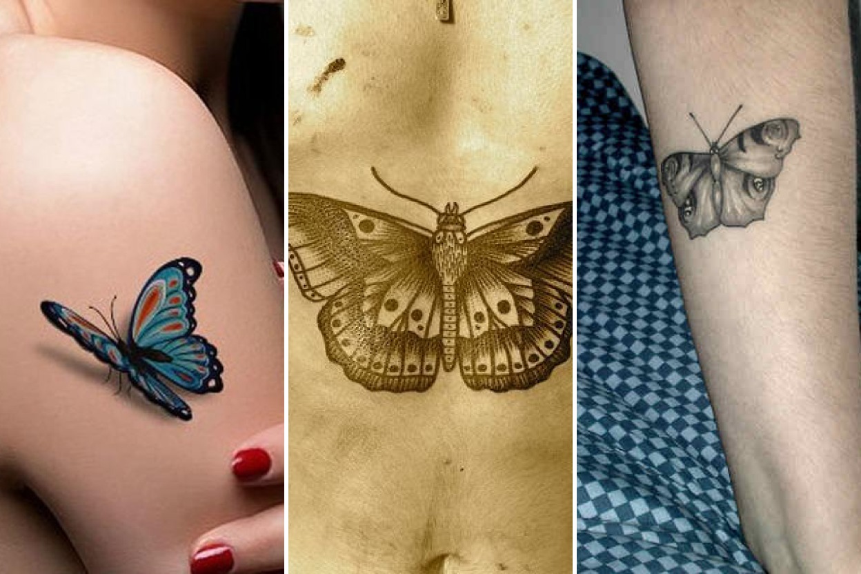 32+ Butterfly Tattoo Ideas Symbolizing Metamorphosis and Grace Featured 3-Panel Lookbook Collage