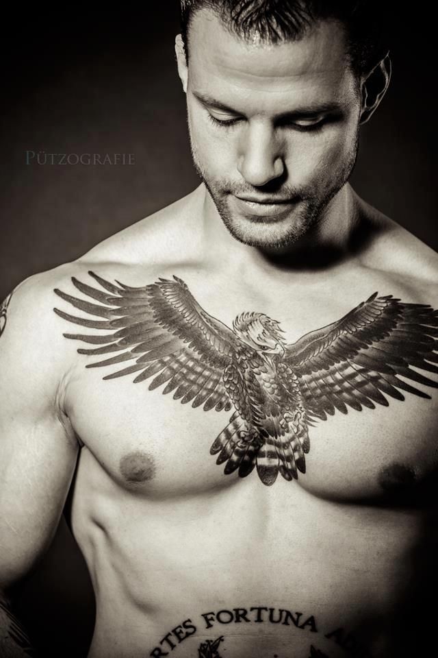 Eagle Chest Tattoos Tattoo on skin