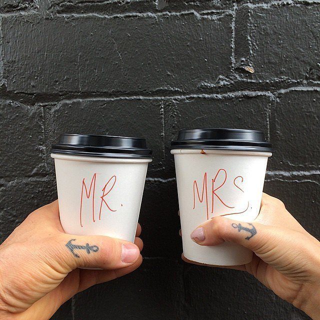 Couple Anchor Thumb Couple Tattoo Tattoo on skin
